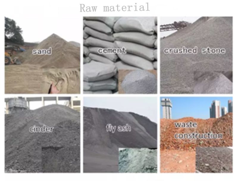 Cement Brick Machine for Brick Raw Material