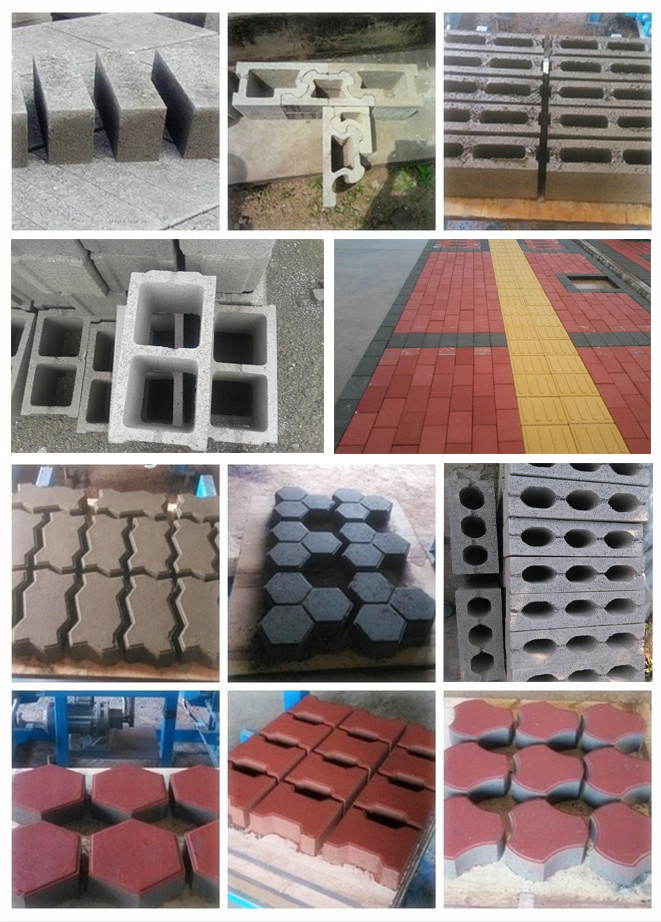 Press Brick Making Machine Make Concrete Hollow Blocks
