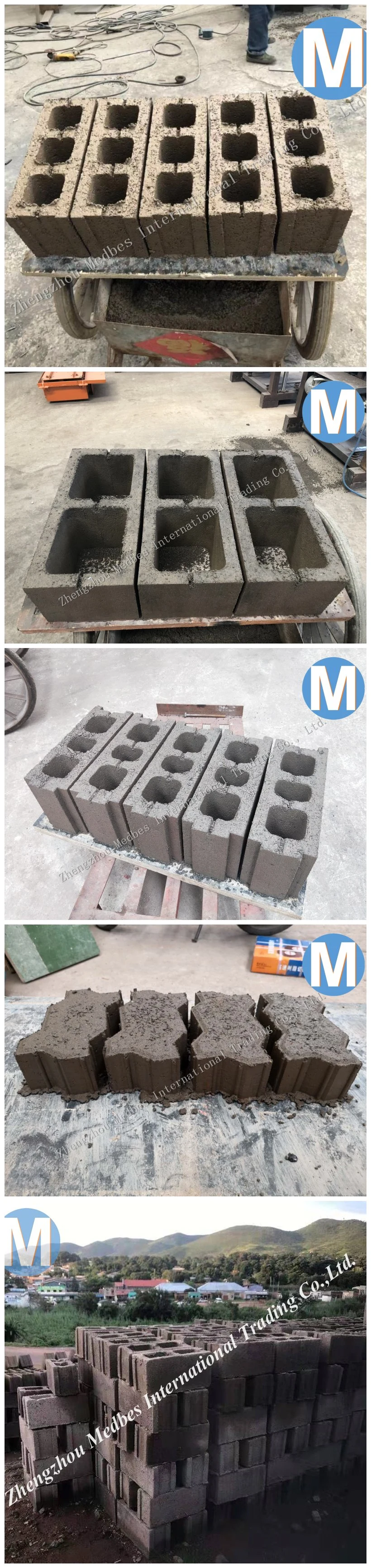 Block Making Machinery M4-35 Full Automatic Cinder Block Concrete Block Making Machine Price