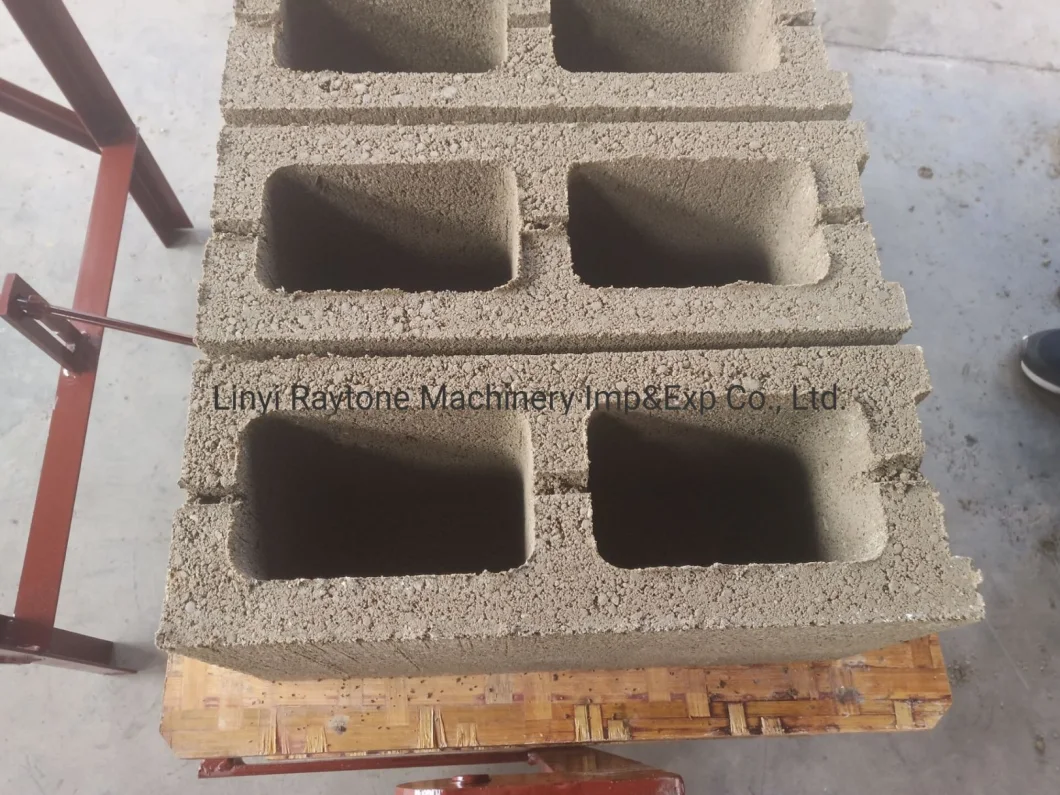 Qt40-2 Simple Cement Block Mould Brick Making Machine Small Hollow Block Machinery