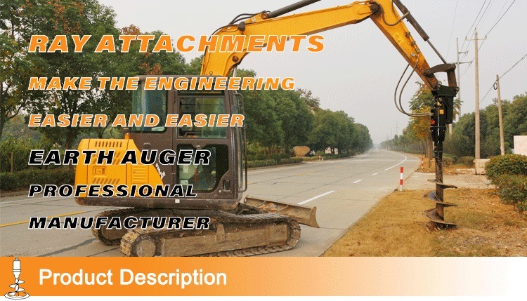 Ray Hydraulic Earth Auger Hydraulic Auger Digger Hydraulic Earth Auger