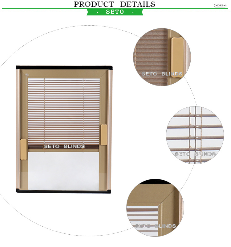 Hollow Glass Inserts Blinds Office Hollow Blinds