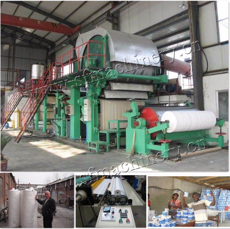 Toilet Tissue Machine with Multi-Cylinder and Dryer Production Line