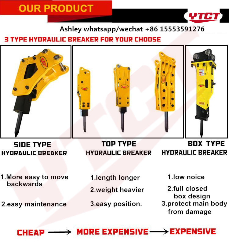 Hydraulic Breaker Msb Cmb Tool MTB/Side Type Hydraulic Breaker/Side Bracket Hydraulic Breaker