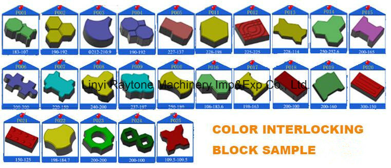 Qtf3-20 Concrete Interlock Color Paver brick Making Machine Paver brick Forming Machine