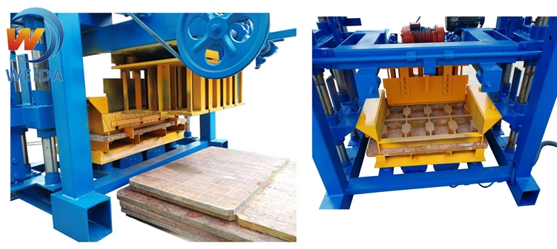 Constructionery Machinery Vibro Press Concrete Cement Solid Paving Block Brick Making Machine for Sale