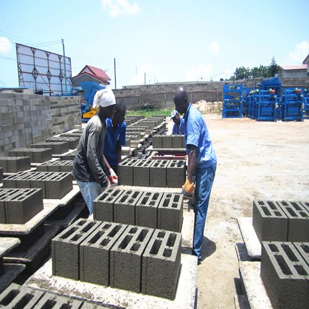 Qtj4-40 Compressed Concrete Block Brick Making Machine Cement Brick Making Machine