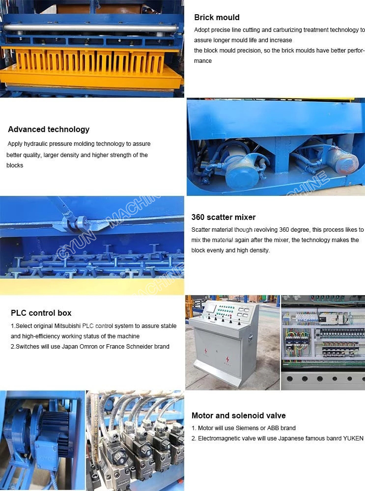 Qt8-15 New Products Hollow Brick Machine Loading and Unloading Machine