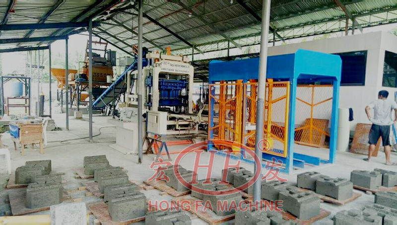 Hongfa Auto Brick Making Machine Cement Block Machine
