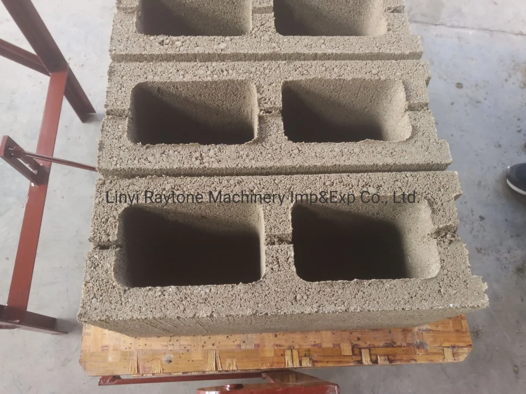 Qt40-2 Simple Cement Block Mould Brick Making Machine Small Hollow Block Machine