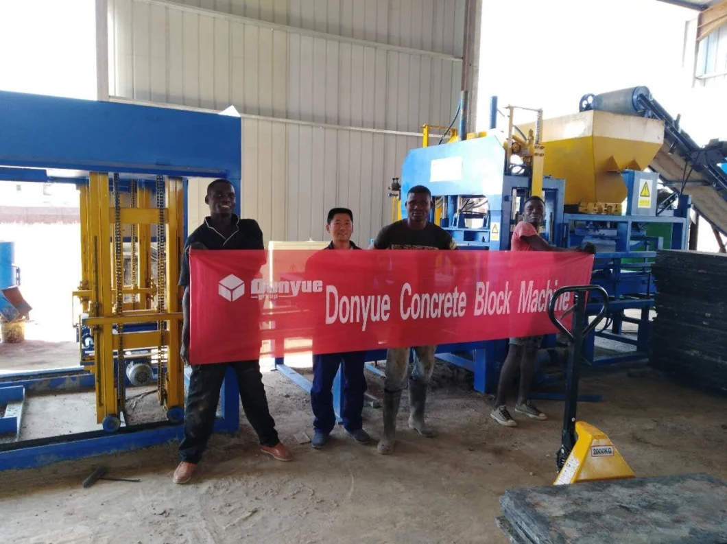Donyue Block Equipment Qt4-15 Widely Used Concrete Block Machines for Sale