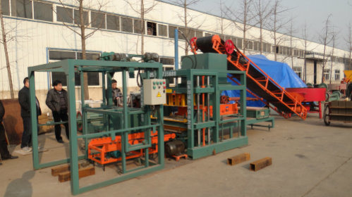 Automatic Block Machine for Making Different Sizes of Blocks