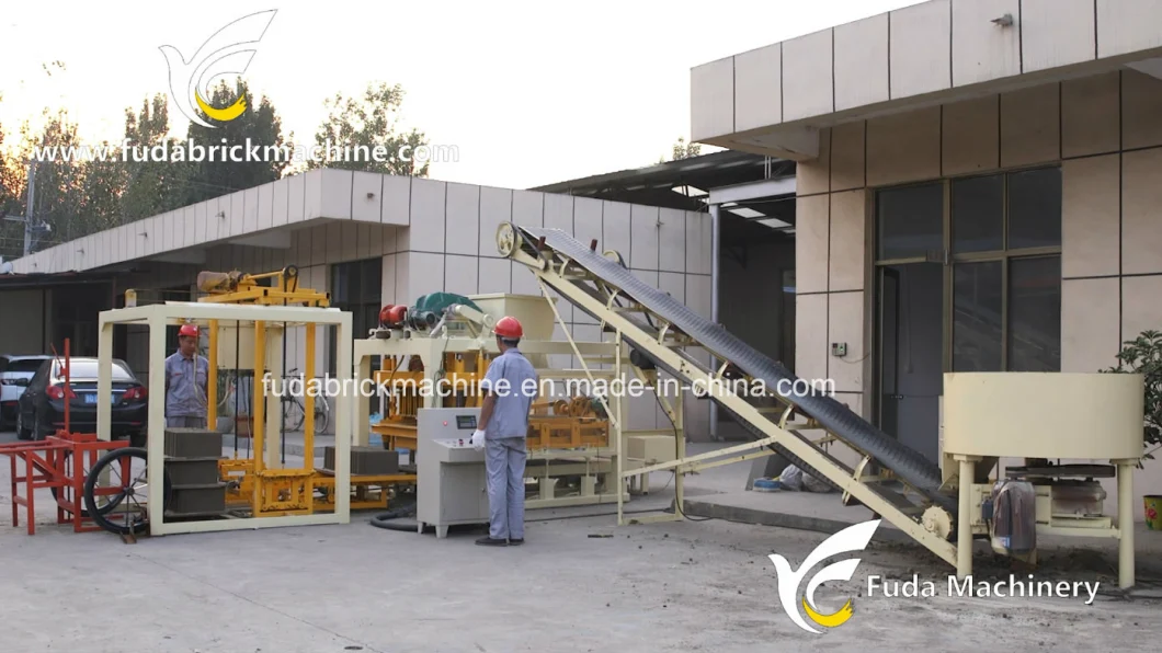 Qt4-25hollow Concrete Block Mould Block Production Line Brick Making Machine