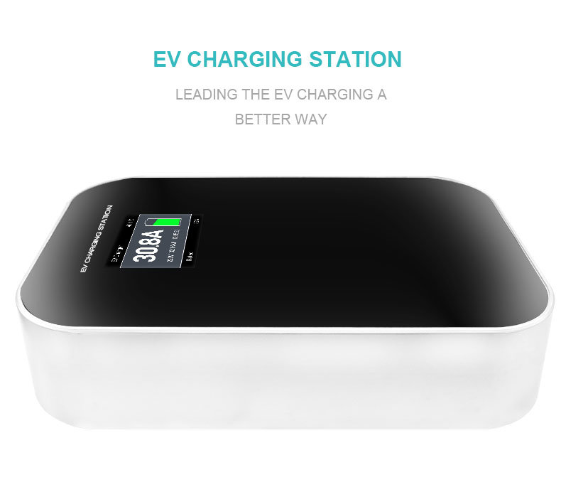 Electric Car Charging Station with Type 2 Plug