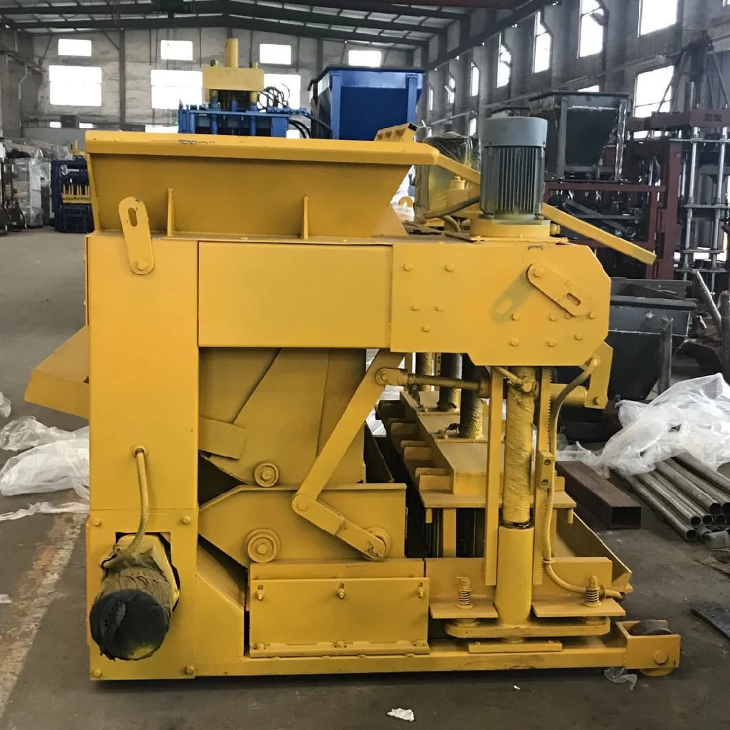Qm6-20 Large Capacity Movable Cement Easy Operate Low Cost High Quality Hollow Solid Manual Block Machine