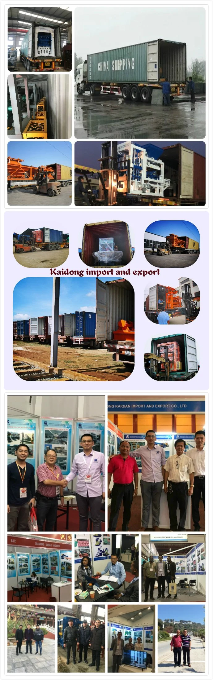 China Kaidong Brand Big Automatic Hydraulic Block Making Machine Have Branch in India Qt10-15