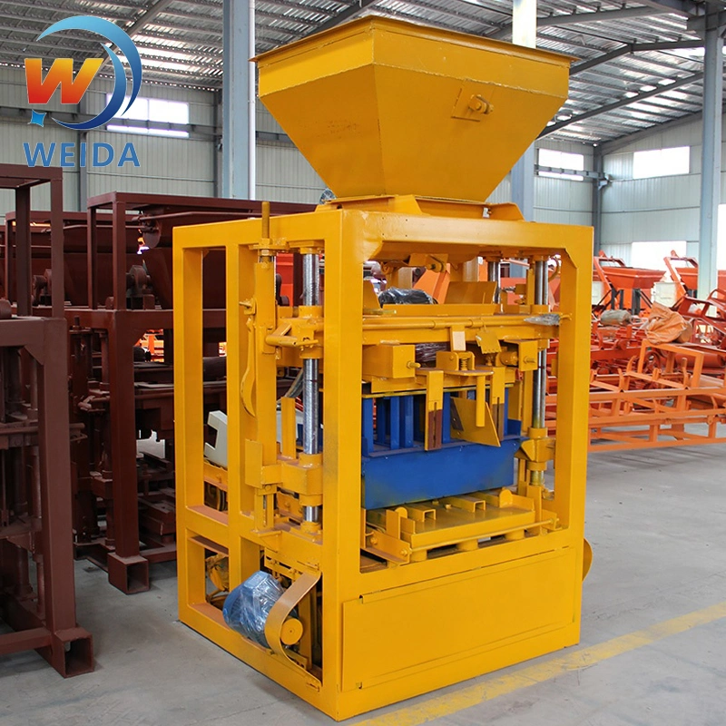 Ex Factory Price Qt4-24 Cement Brick Making Machine Concrete Stone Paving Brick Making Machine