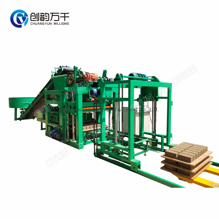 4-25 Automatic Cement Block Machine Concrete Hollow Brick Production Line