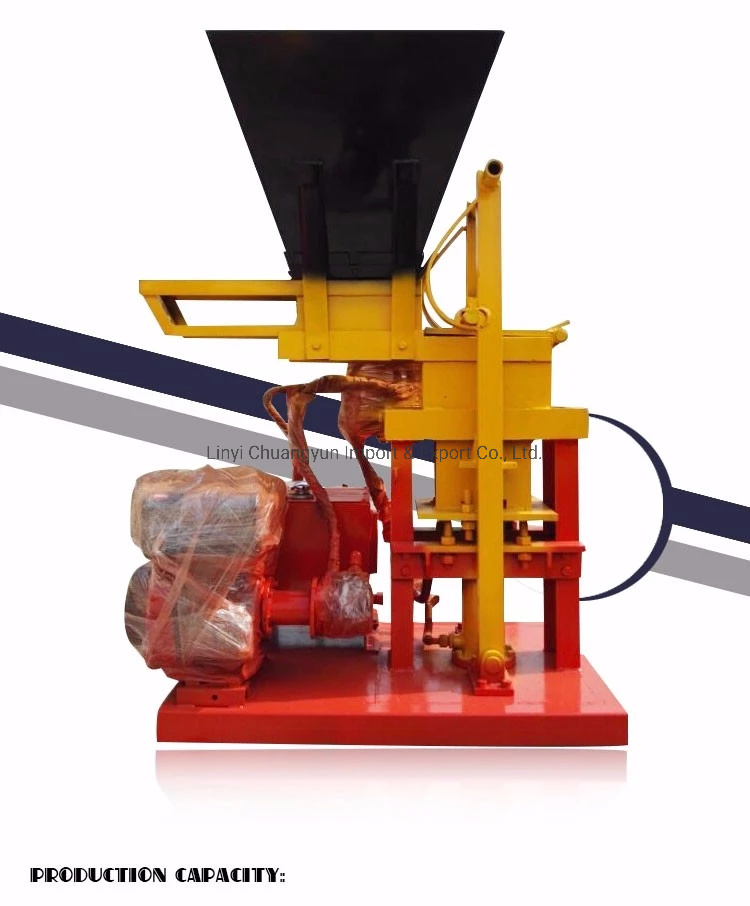 Cy2-25 Semi Automatic Brick Machine Small Hydraulic Clay Interlocking Paver Brick Block Making Machine