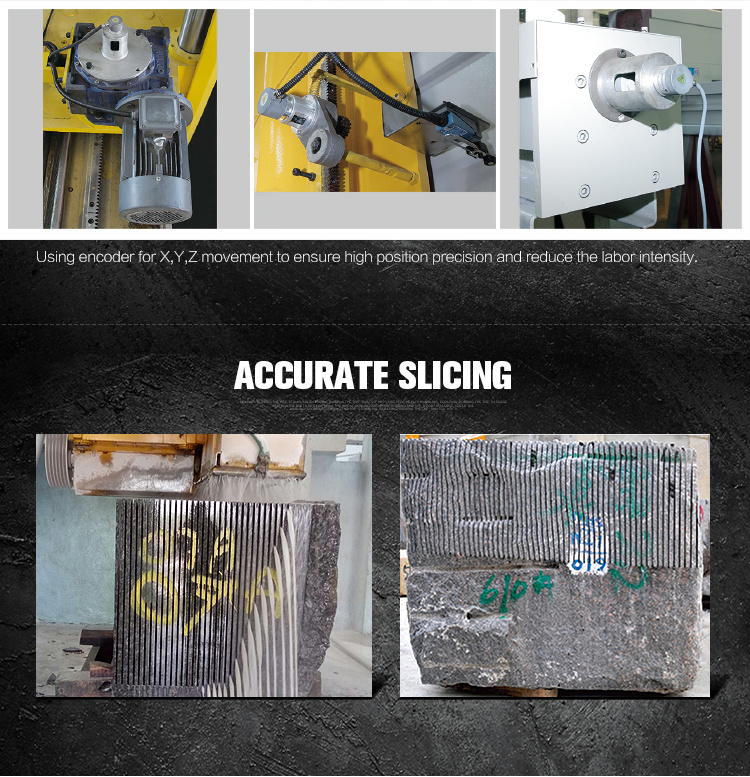 High Production Multiblade Block Cutting Machine for Granite