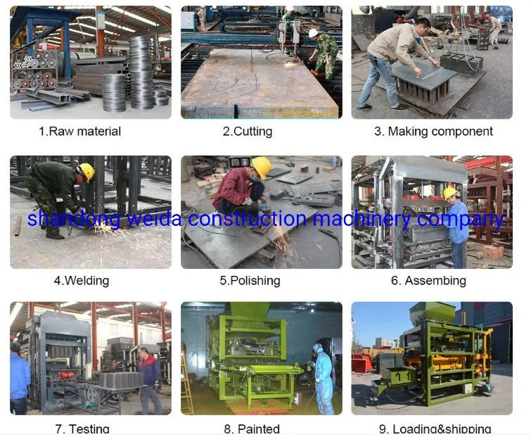 Hydraulic Paver Block Machine / Pavement Blocks Making Machinery / Interlocking and Paving Stone Production Line Qtf3-20