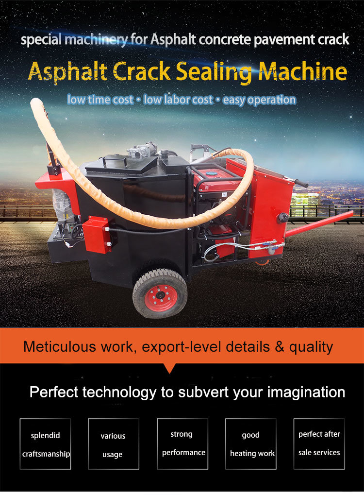 Concrete Asphalt Road Crack Pavement Maintenance Liquid Seal Filling Machine