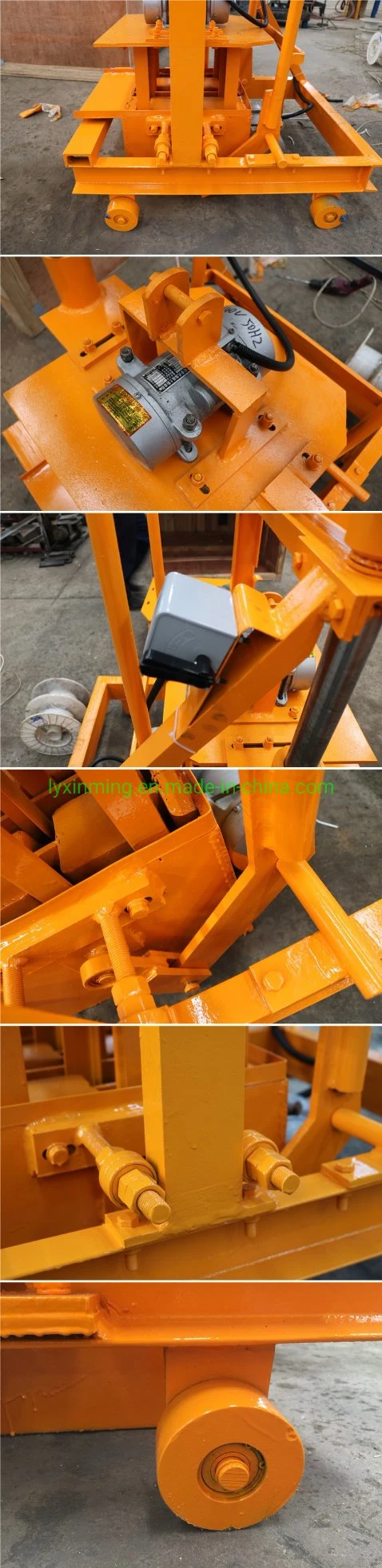 Small Manufacturing Machine Qmr2-45 Mobile Cement Hollow Block Machine Paving Block Machine