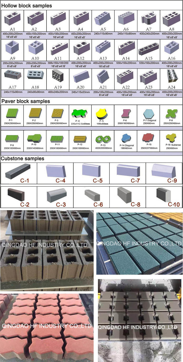 Platform Mould Vibration Brick Making Machine, Precast Concrete Machine, Retaining Wall Concrete Blocks
