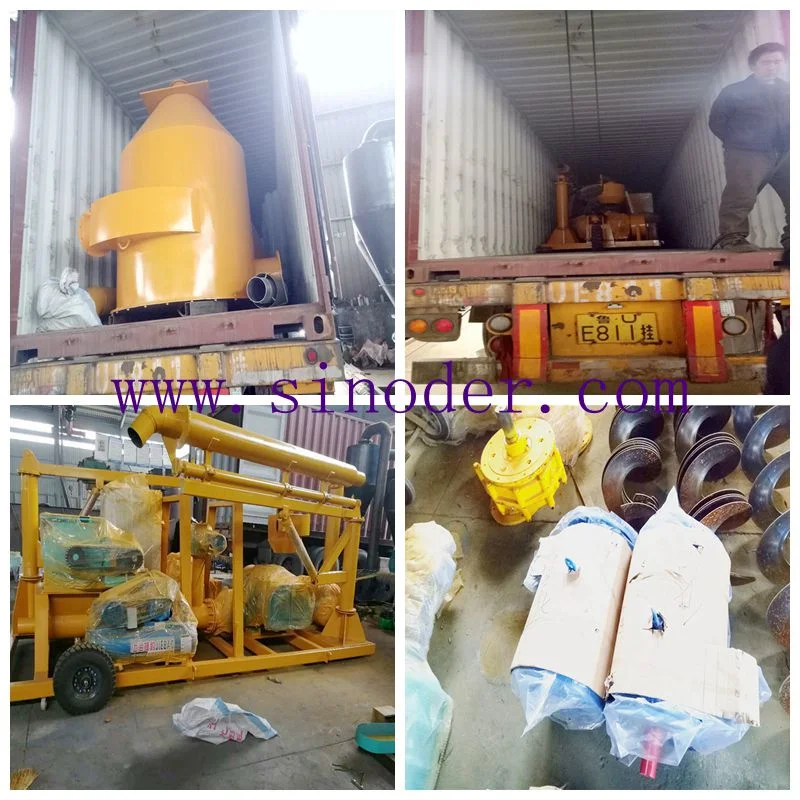 Mobile Pneumatic Conveyor Grain Conveying Machine Fertilizer vacuum Conveyor Truck Loading Machine Unloading System Ship Unloader
