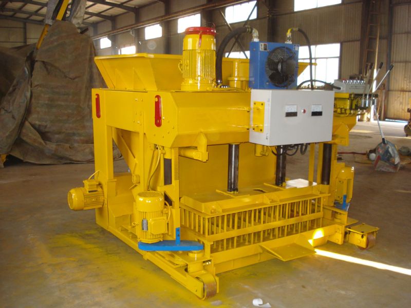 Top Selling 6A Automatic Fly Ash Electric Walk, Manual Steering Concrete Block Making Machine