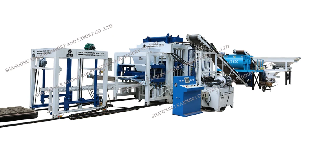 Hot Sale Qt10-15 Automatic Hydraulic Concrete Brick Machine Hollow Block Stock Brick Paving Block Machine