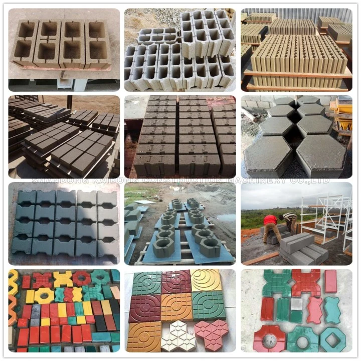 Full Automatic Hydraulic Sand Cement Concrete Block Brick Making Machine Production Line