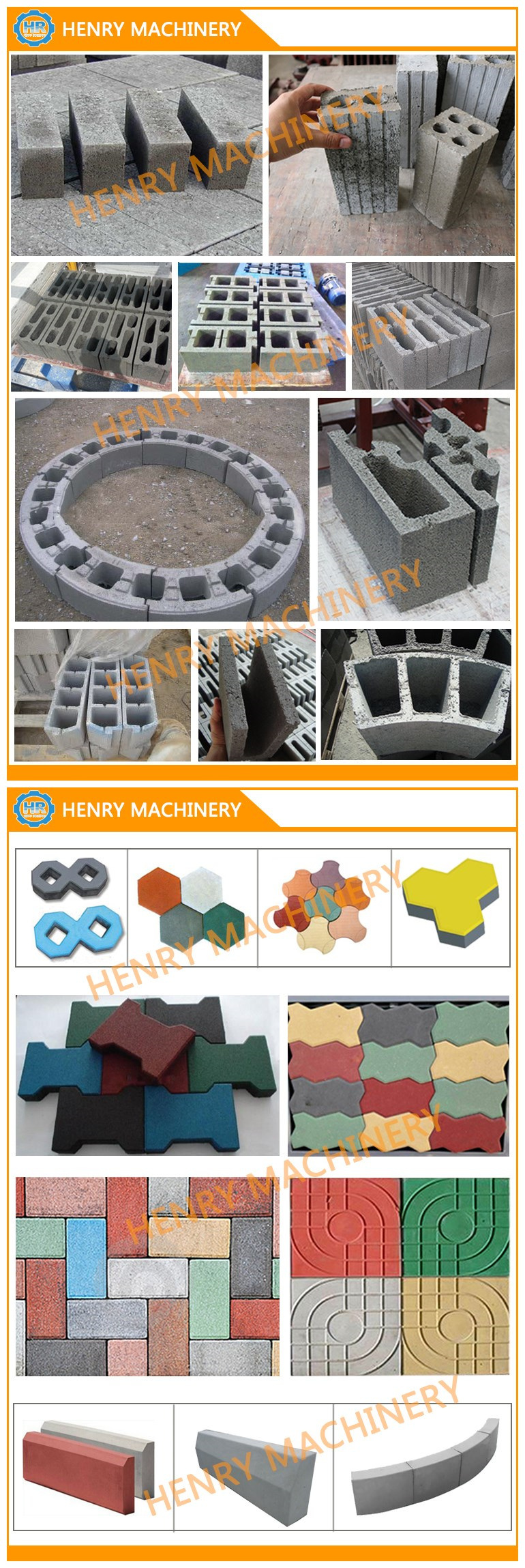 Qtj4-40 Cement Block Machine Brick Making Machine Plant
