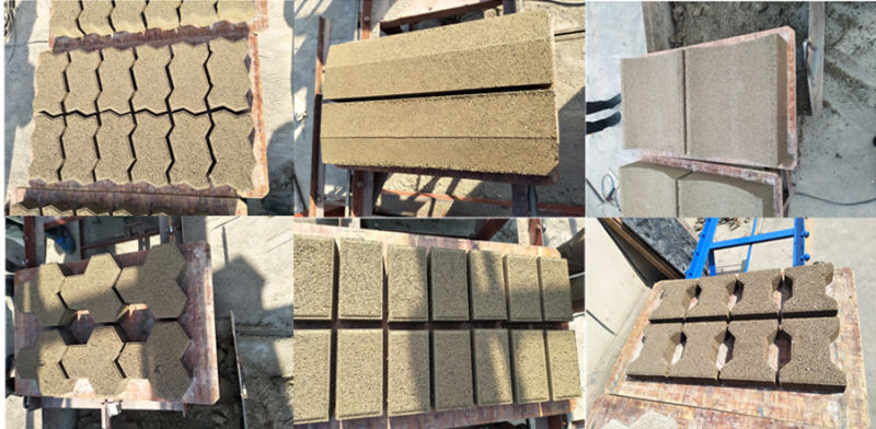 Concrete Pavement Brick/Interlocking Color Block Making Machine in Egypt, Ethiopia