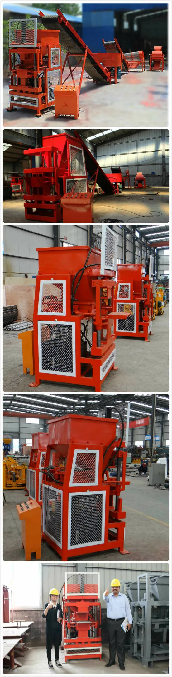 New Design Hr2-10 Automatic Hydraulic Earth Compressed Interlock Block Machine