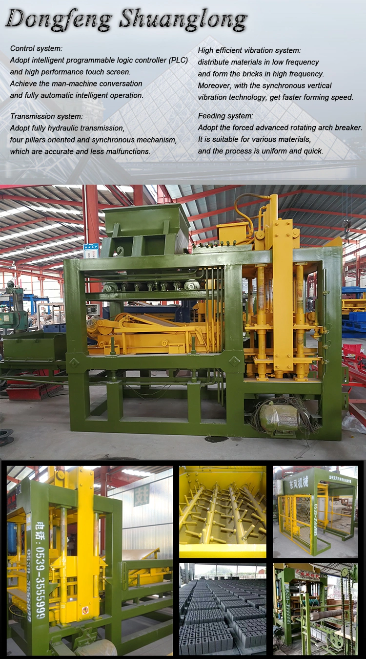 Qt12-15 Advanced Automatic Brick Making Machine, Auto Paver Brick Making Machine, Automatic Fly Ash Brick Making Machine