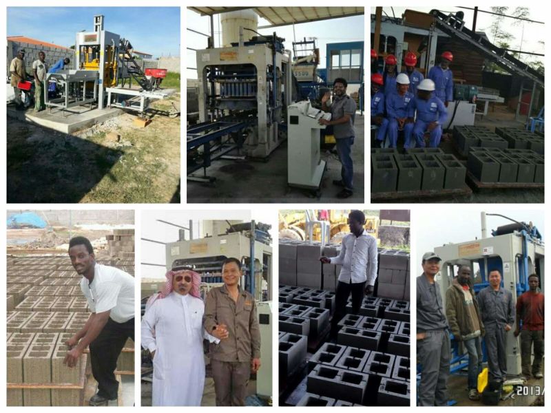 Qt6-15 Concrete Block Laying Machines in Saudi Arabia