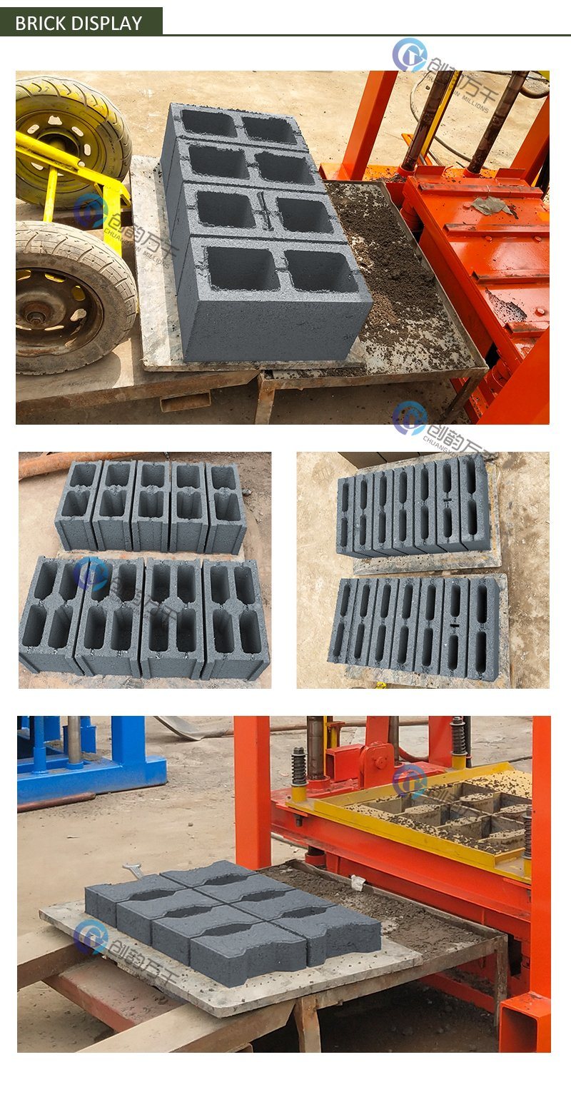 Manual Brick Making Machine Qt4-40 Concrete Block Making Machine