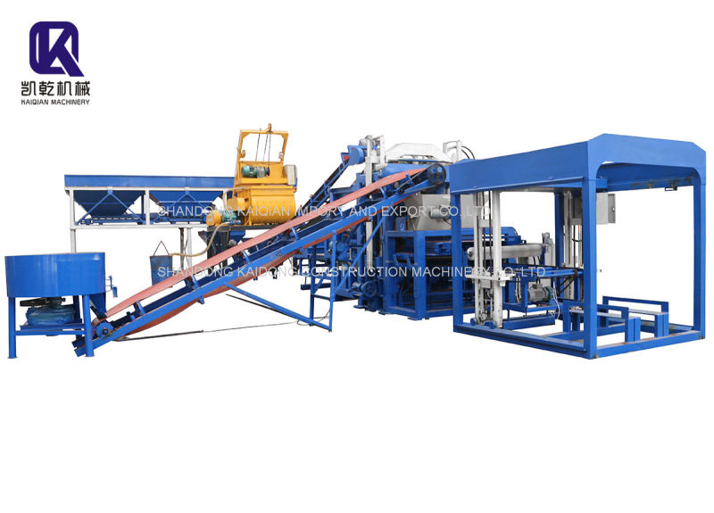 Germany Automatic Concrete Block Brick Making Machine for Construction Material