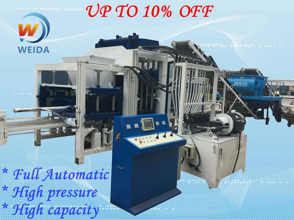 Big Scale Full Automatic Hydraulic Hollow Paving Concrete Block Brick Making Production Line