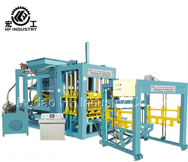 Qt4-15 Block machine with Hydraulic Press Automatic Block Machine