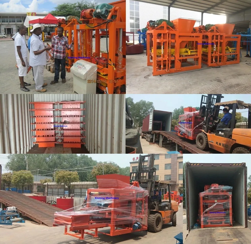 Qt4-25 Block Machine Line Hydraform Interlocking Brick Machine in Kenya Brick Machine Making