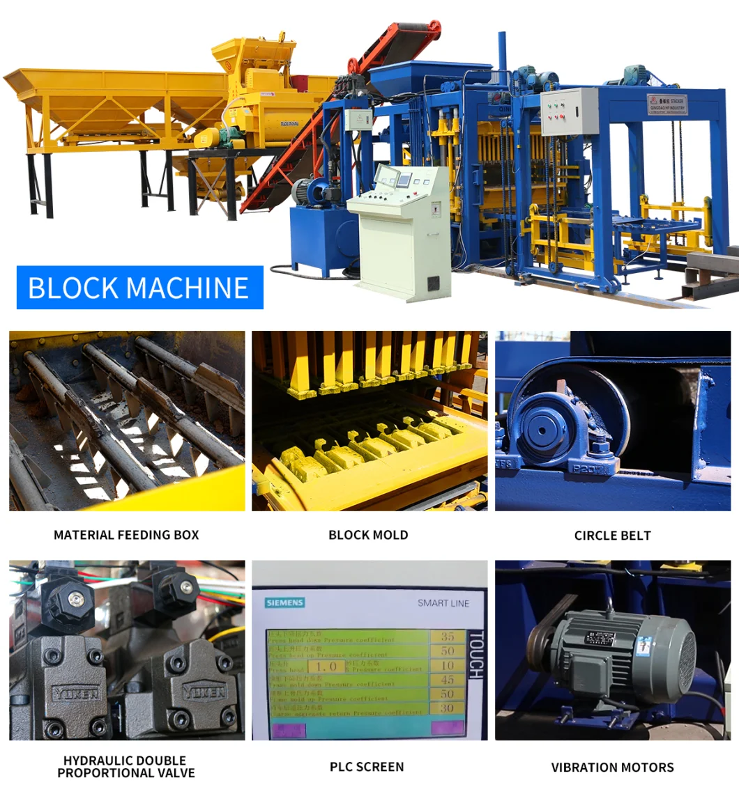 Qt5-15 High Density Automatic Concrete Interlocking Cement Block Making Machine/Brick Maker Machine Price in China