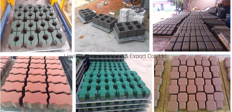 Qt 8-15 Concrete Blocks and Bricks Cement Hollow Brick Making Machine/Block Moulding Machine