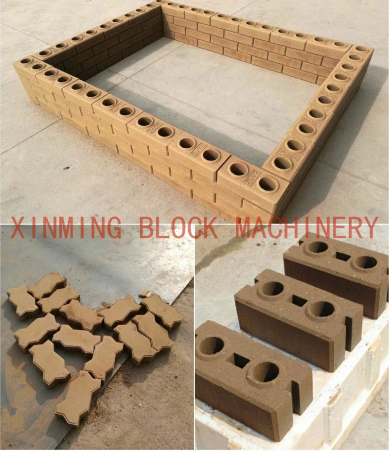 Xm 2-40 Brick Making Machine Manually for Home Use Making Clay, Soil Bricks, Stones