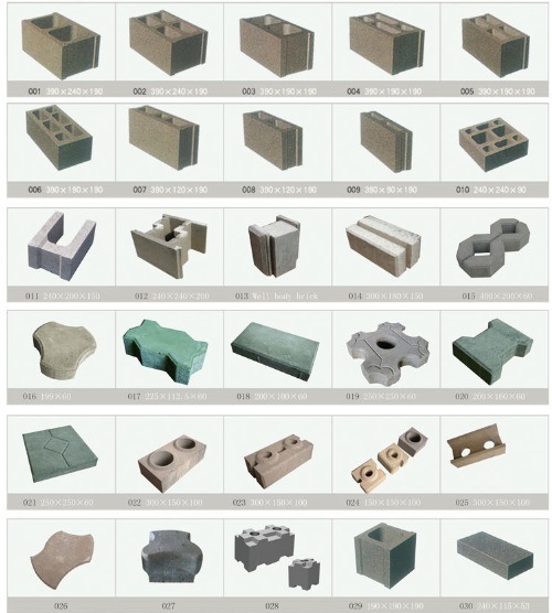 China Low Cost Concrete Brick Machine Directory