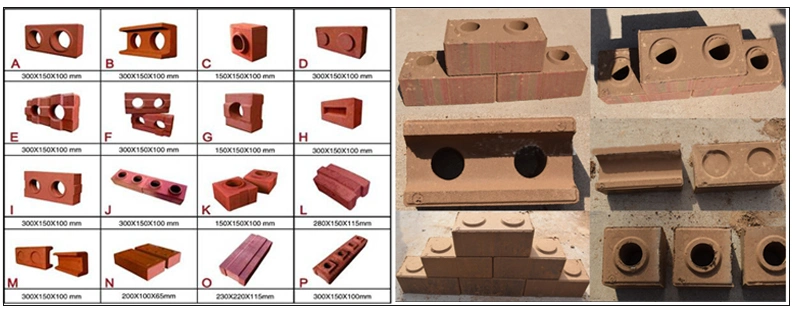 Qtc2-10 Interlocking Brick Molding Machine High Efficient Clay Earth Soil Cement Compressed Block Machine