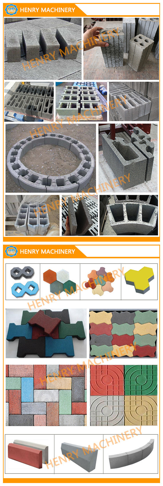 Semi-Automatic Concrete Block Moulding Machine Line