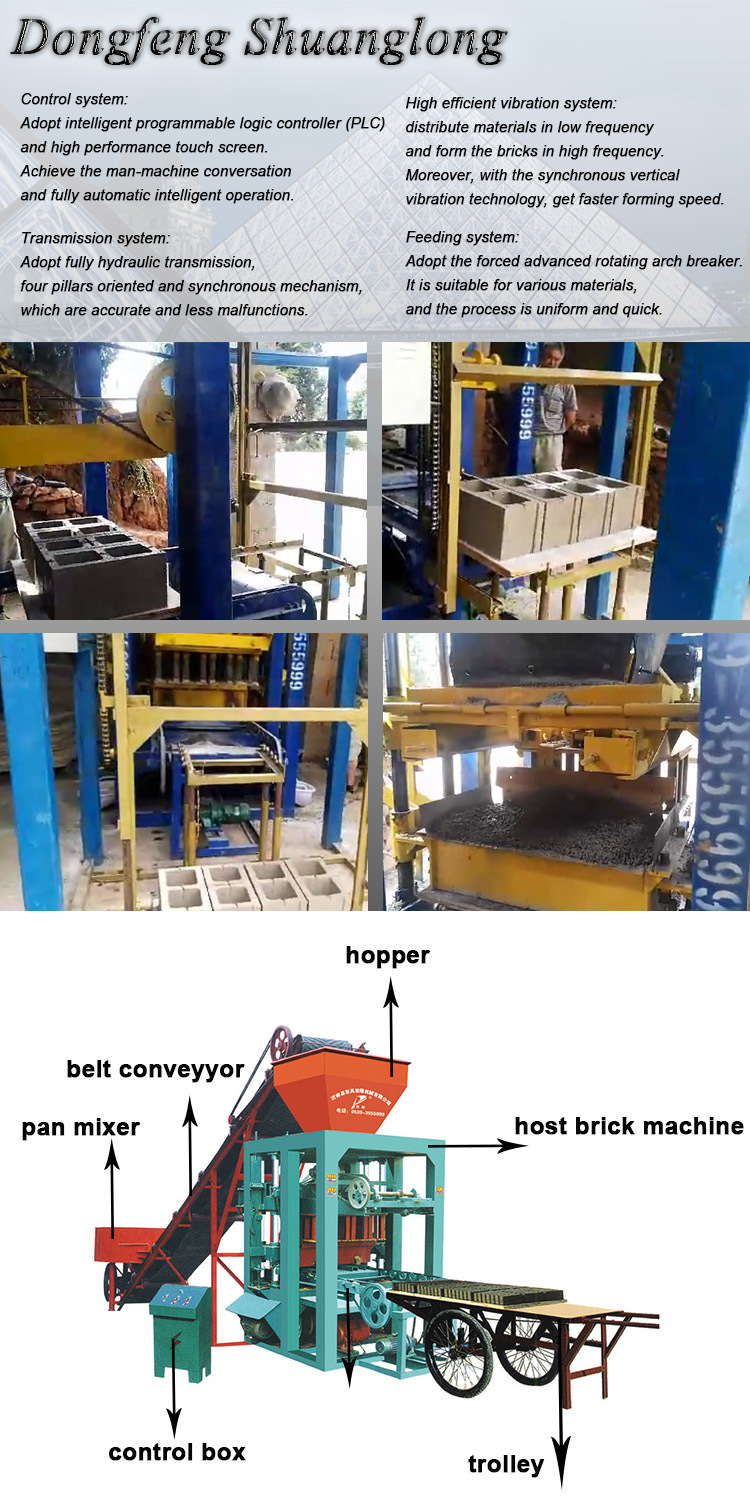 Small Concrete Block Machine, Automatic Hollow Block Machine