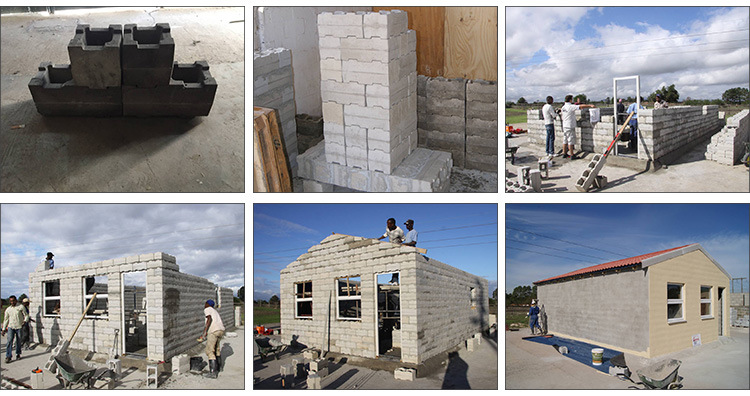 Concrete Building Block Plastic Molds for Sale
